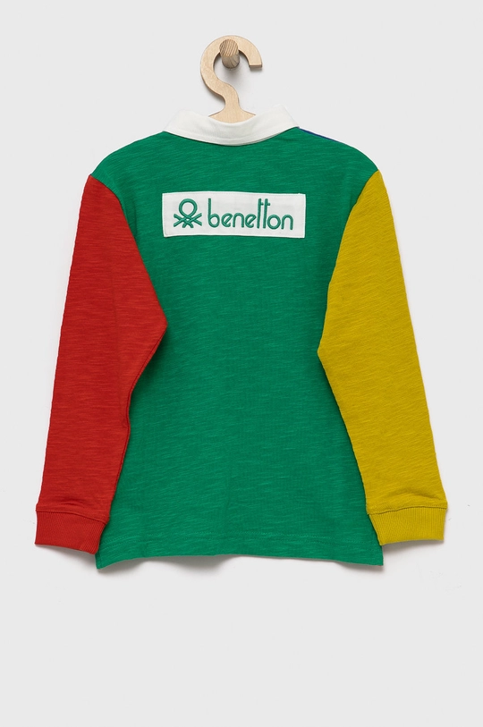 United Colors of Benetton longsleeve bawełniany dziecięcy multicolor