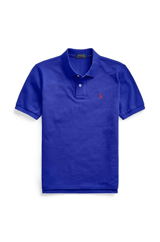 niebieski Polo Ralph Lauren polo bawełniane dziecięce Chłopięcy