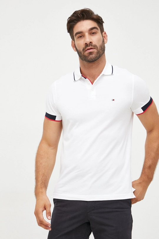 Tommy Hilfiger polo bawełniane 100 % Bawełna