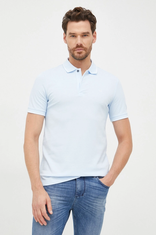 niebieski Calvin Klein polo