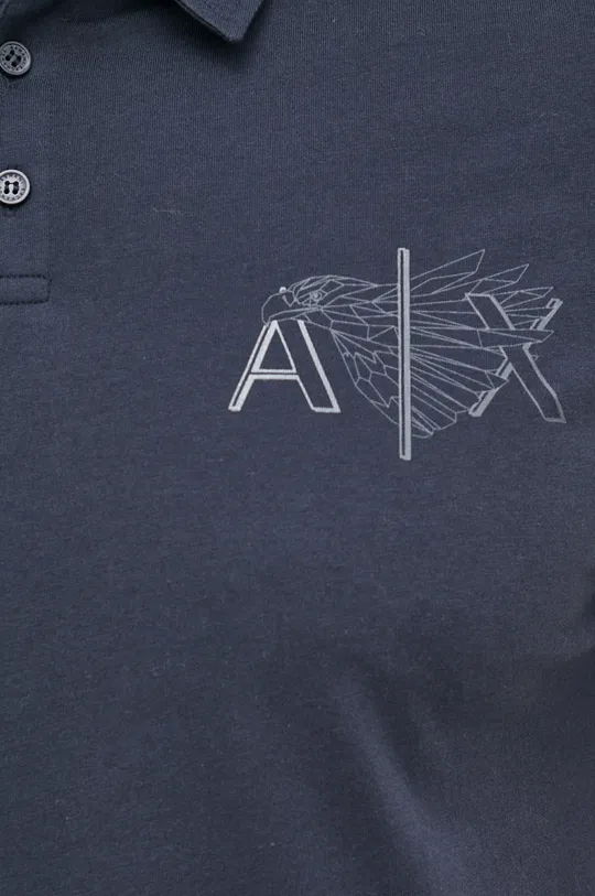 Βαμβακερό μπλουζάκι πόλο Armani Exchange Ανδρικά