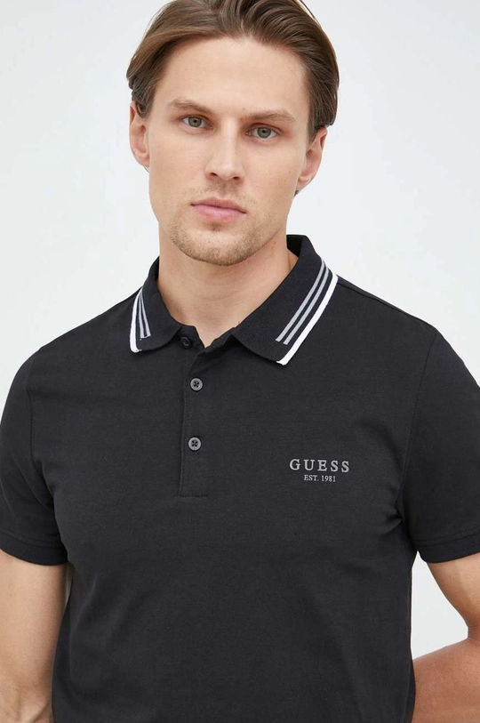 czarny Guess polo