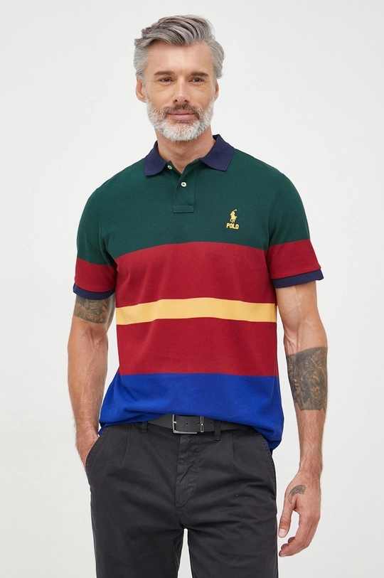 zielony Polo Ralph Lauren polo bawełniane Męski