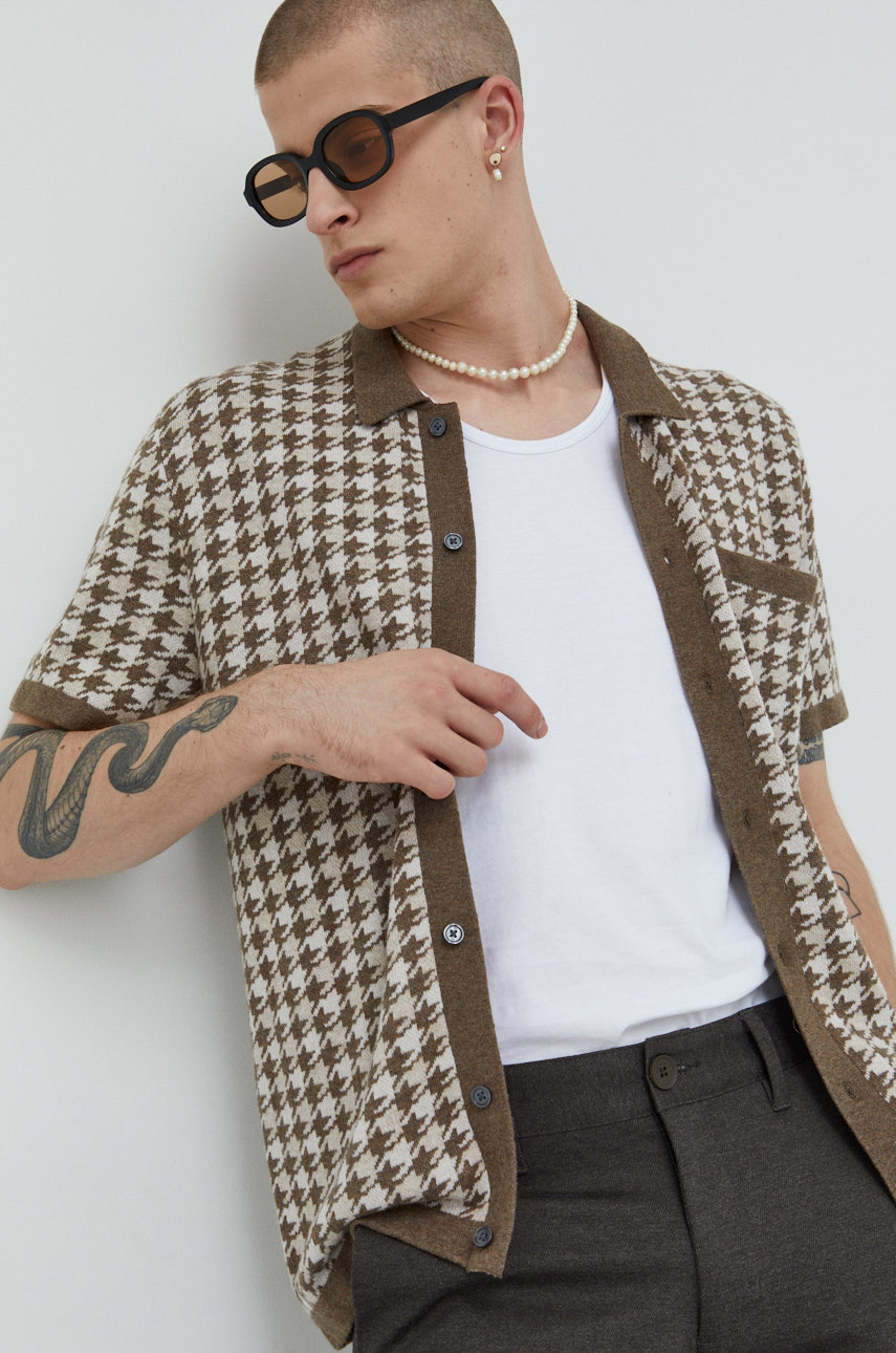 Abercrombie & Fitch sweter brązowy