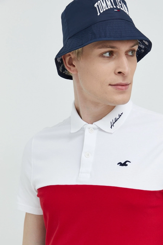 biały Hollister Co. polo