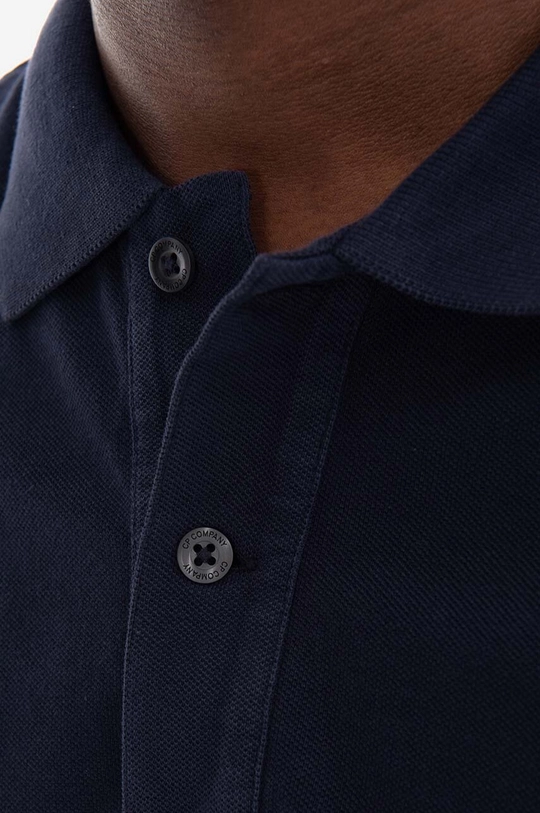 navy C.P. Company cotton polo shirt