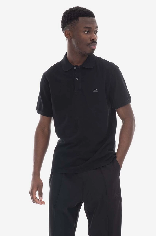 black C.P. Company cotton polo shirt Men’s