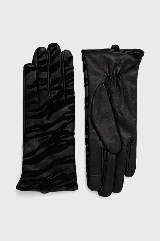 μαύρο Δερμάτινα γάντια Only Γυναικεία