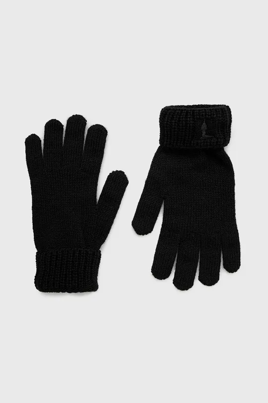 μαύρο Γάντια από μείγμα μαλλιού Trussardi Γυναικεία