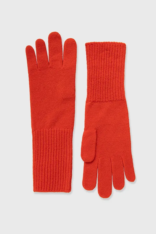 κόκκινο Μάλλινα γάντια United Colors of Benetton Γυναικεία