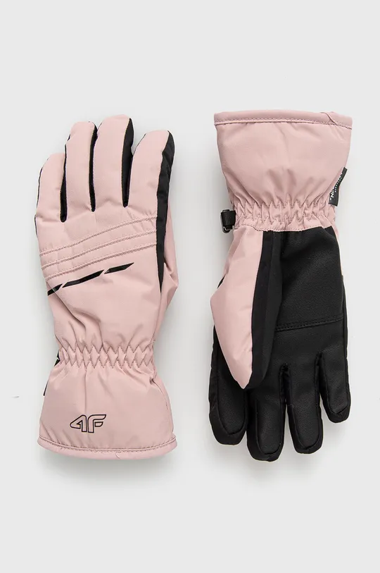розовый 4F Горнолыжные перчатки Женский