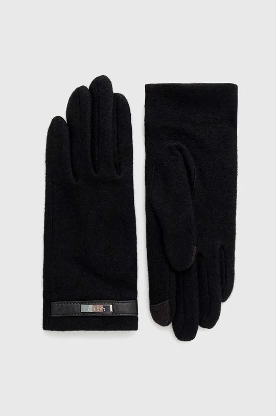 μαύρο Μάλλινα γάντια Lauren Ralph Lauren Γυναικεία