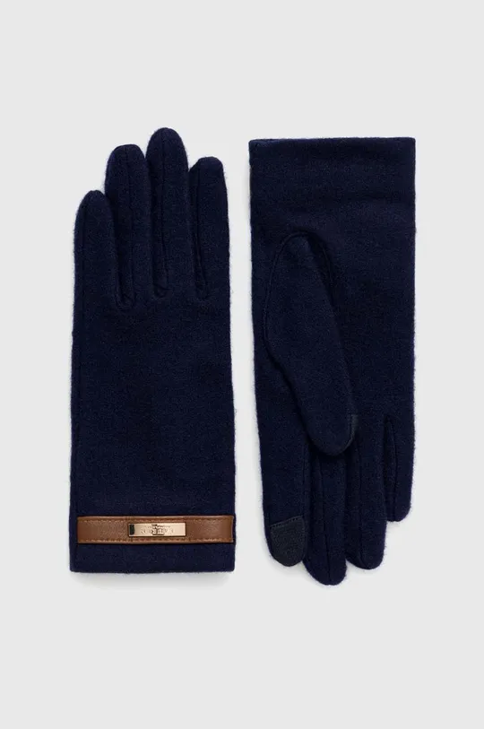 тёмно-синий Шерстяные перчатки Lauren Ralph Lauren Женский