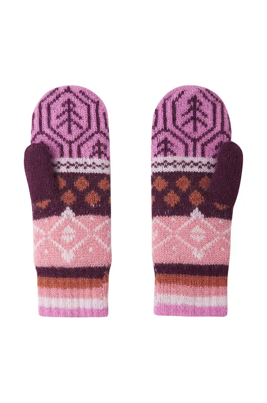 ροζ Παιδικά μάλλινα γάντια Reima Για κορίτσια