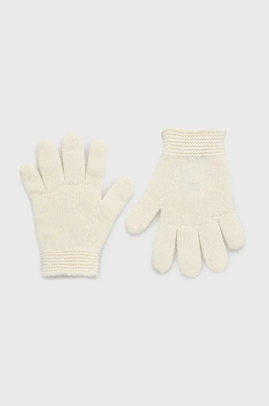 λευκό Παιδικά μάλλινα γάντια United Colors of Benetton Παιδικά