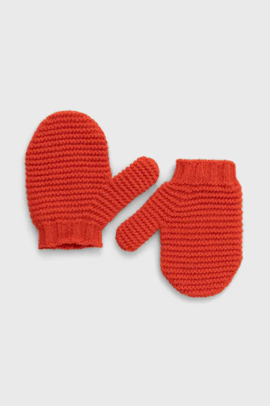 κόκκινο Παιδικά μάλλινα γάντια United Colors of Benetton Παιδικά