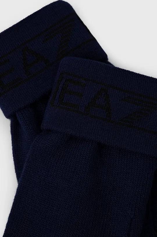 Γάντια EA7 Emporio Armani σκούρο μπλε