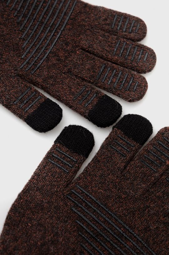 Columbia rękawiczki ciemny brązowy