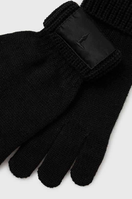 Trussardi manusi din amestec de lana negru