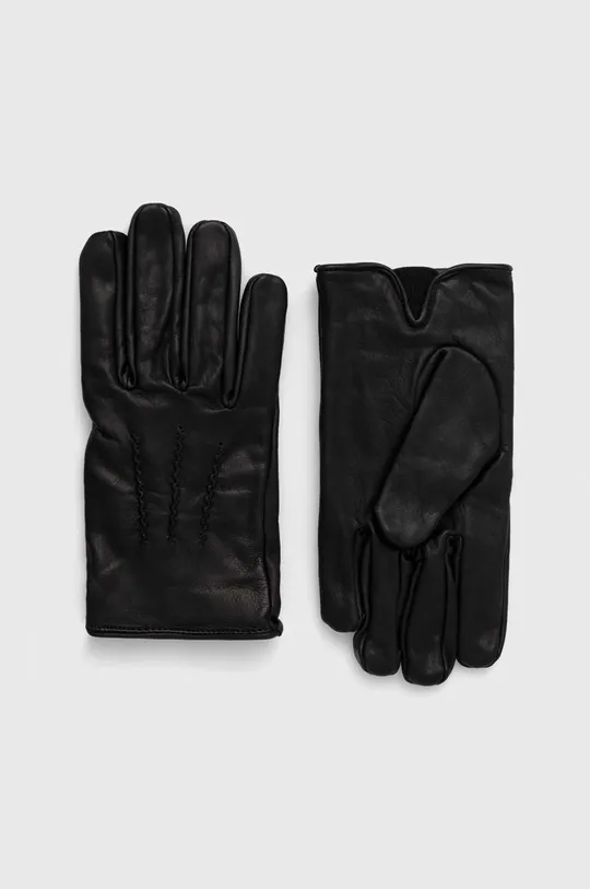 μαύρο Δερμάτινα γάντια Lindbergh Ανδρικά