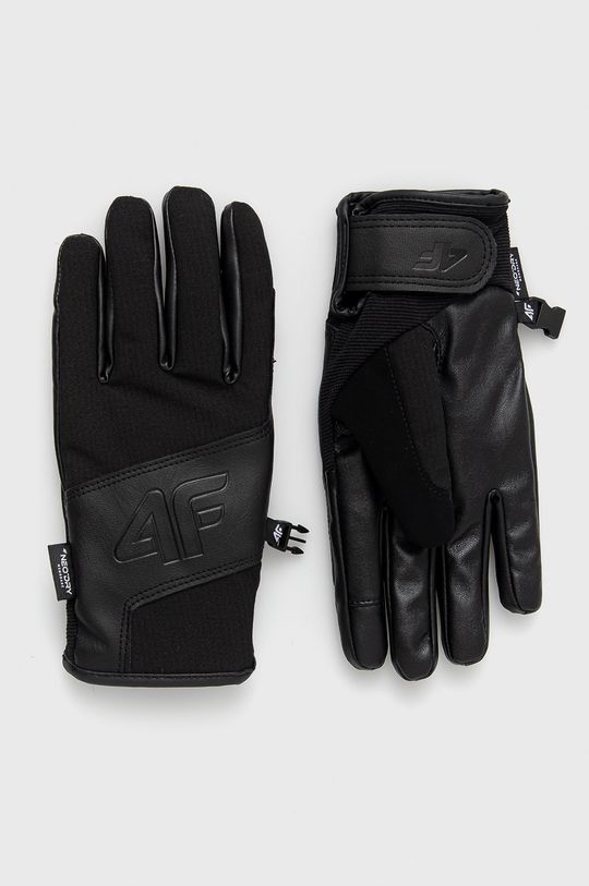 czarny 4F rękawiczki Męski