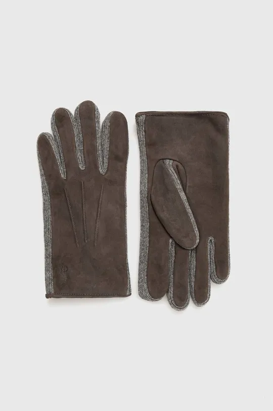 γκρί Γάντια από σουέτ Polo Ralph Lauren Ανδρικά