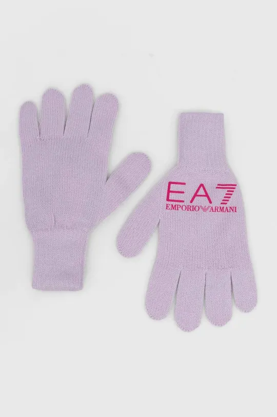 фиолетовой Перчатки EA7 Emporio Armani Unisex