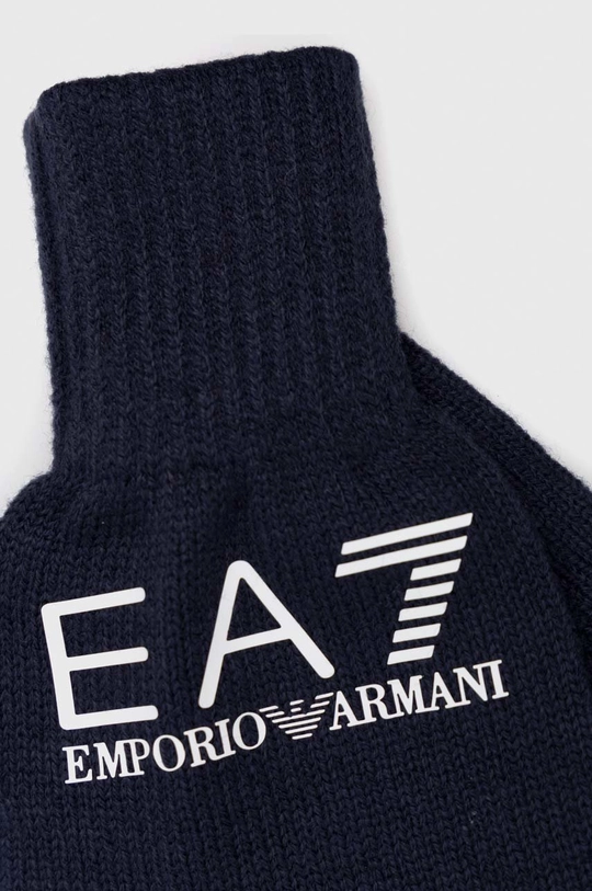 Rukavice EA7 Emporio Armani tmavomodrá