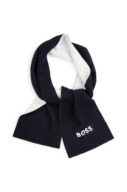 Дитячий шарф BOSS темно-синій