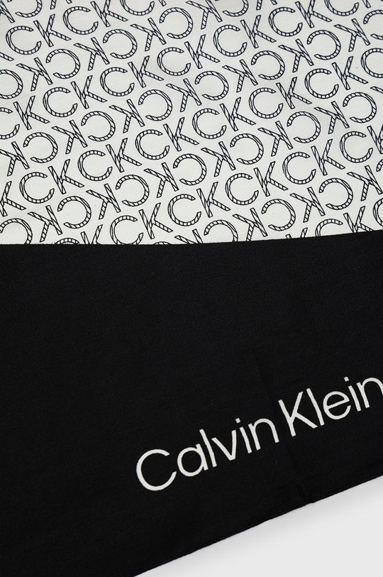 Hedvábný kapesníček Calvin Klein černá