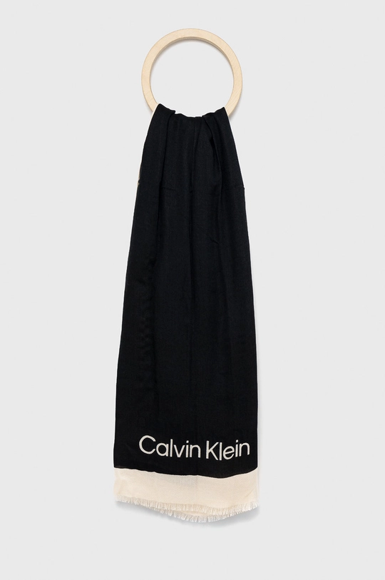 μπεζ Μεγάλο κασκόλ Calvin Klein Γυναικεία