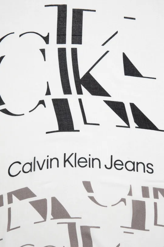 Σάλι Calvin Klein Jeans λευκό