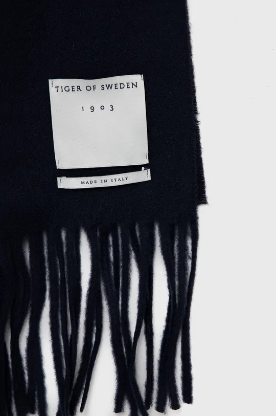 Шерстяной шарф Tiger Of Sweden тёмно-синий
