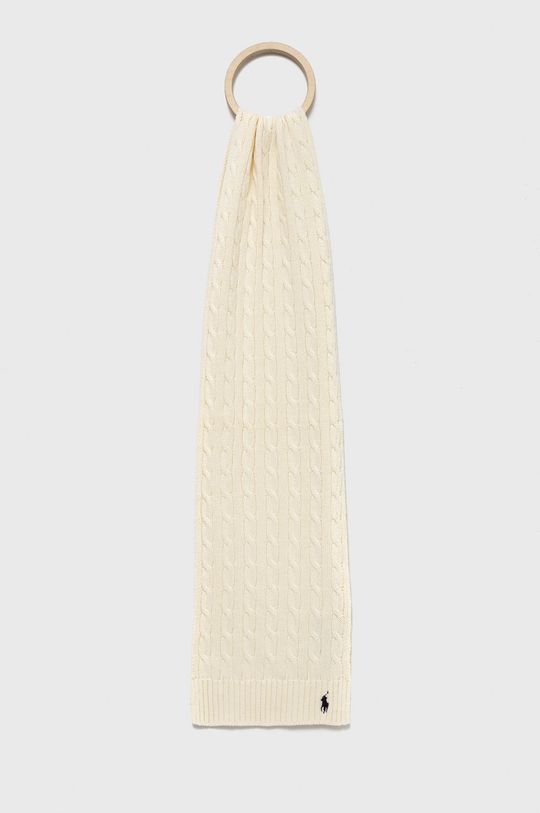béžová Bavlněný šátek Polo Ralph Lauren Dámský