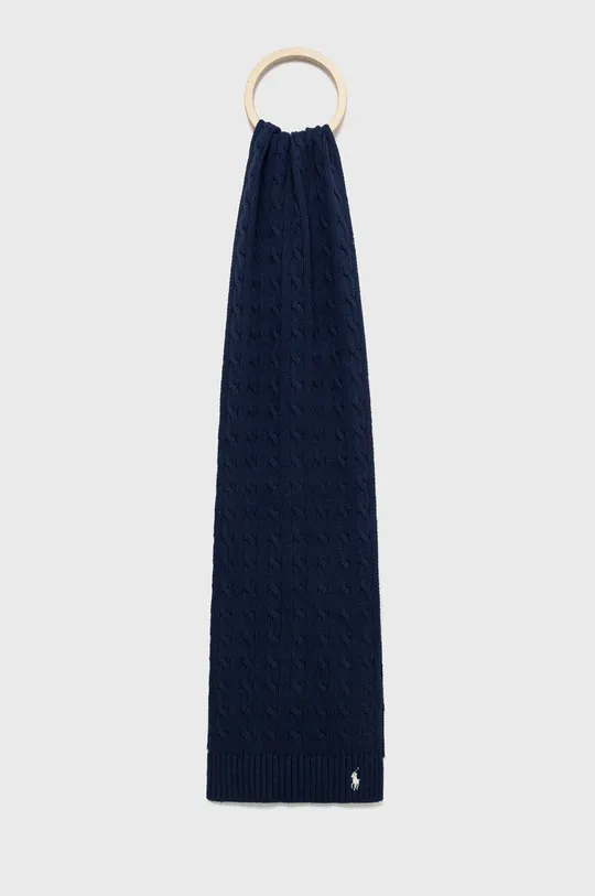 темно-синій Бавовняний шарф Polo Ralph Lauren Жіночий