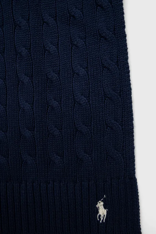 Bavlněný šátek Polo Ralph Lauren námořnická modř