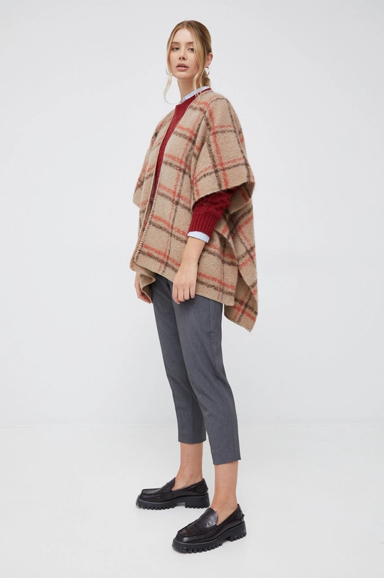 Pepe Jeans poncho beżowy