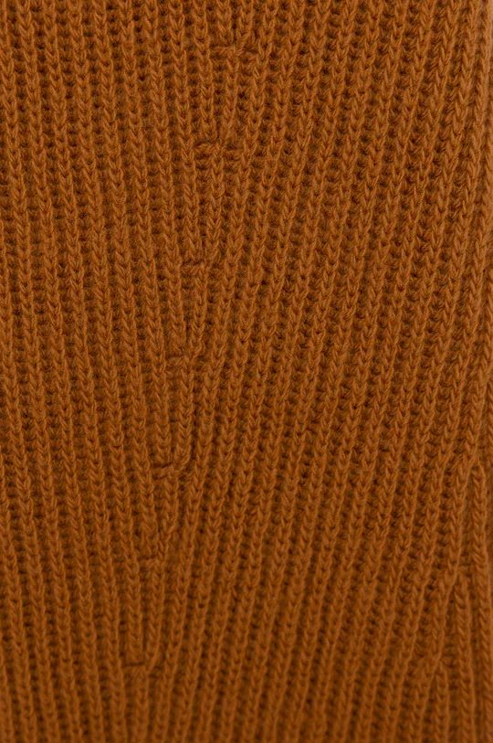 Шерстяной шарф United Colors of Benetton коричневый