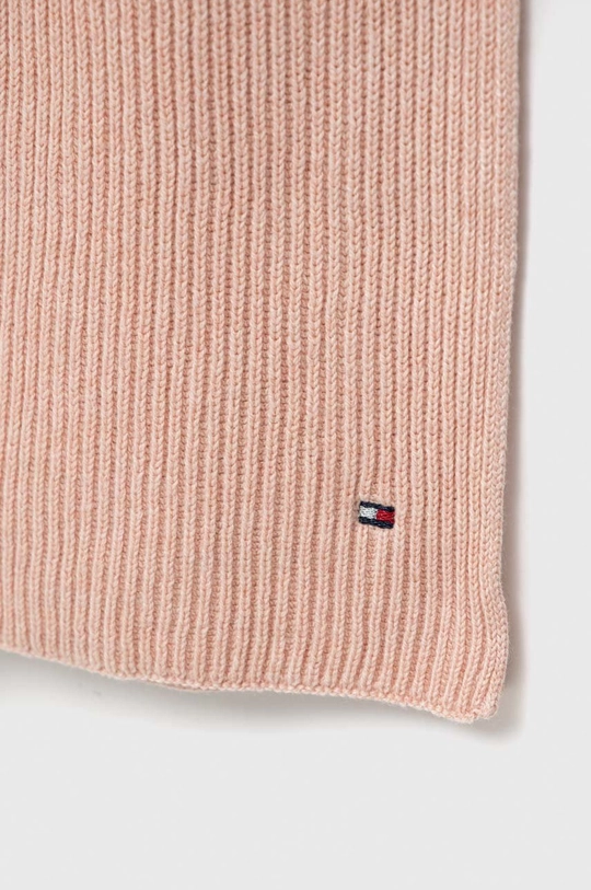 Tommy Hilfiger sciarpa con aggiunta di cachemire rosa