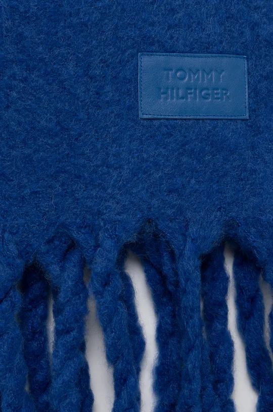 Μαντήλι από μείγμα μαλλιού Tommy Hilfiger μπλε