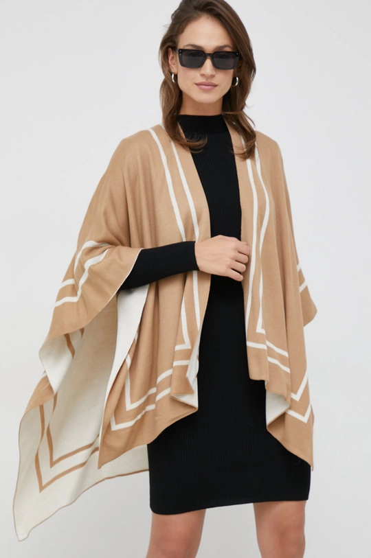 beżowy Lauren Ralph Lauren poncho Damski