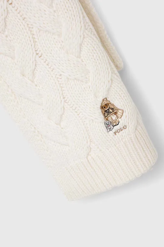 Вовняний шарф Polo Ralph Lauren білий