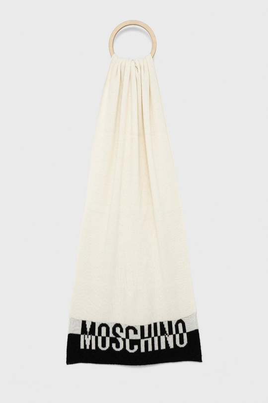 λευκό Μαντήλι από μείγμα μαλλιού Moschino Γυναικεία