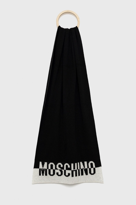 fekete Moschino sál gyapjú keverékből Női