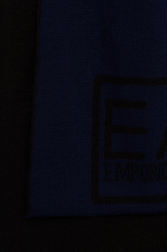 Šal EA7 Emporio Armani mornarsko modra