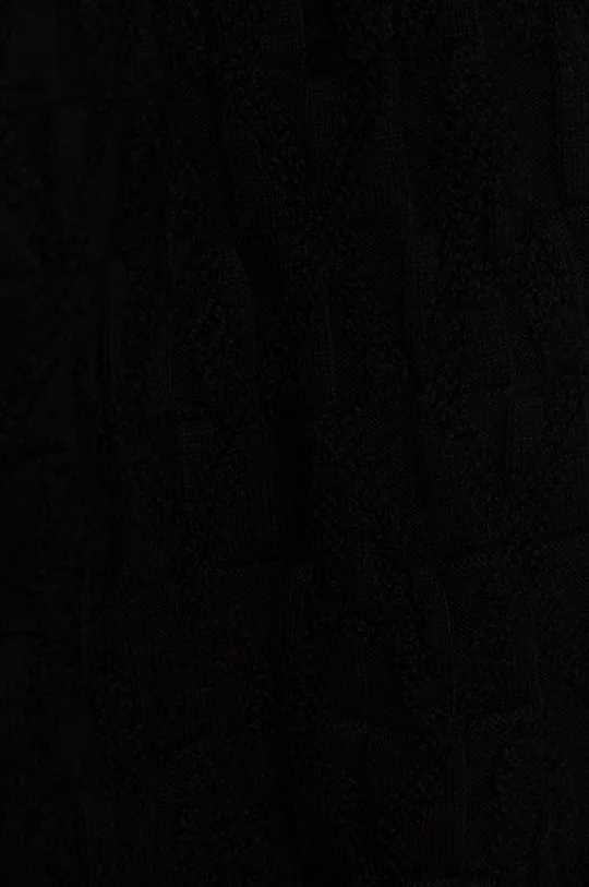 Бавовняний шарф Armani Exchange чорний