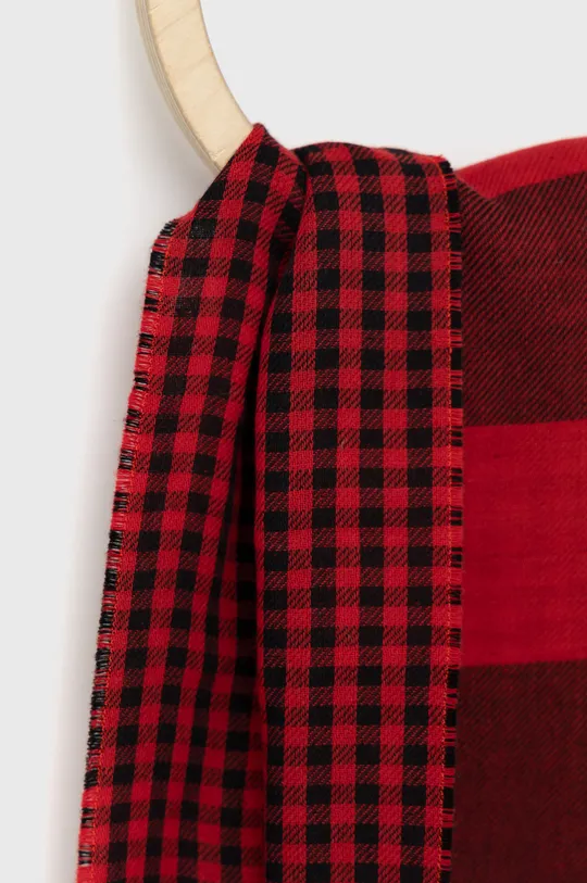Polo Ralph Lauren szalik dwustronny bawełniany czerwony