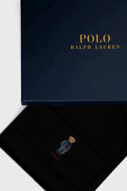 Μάλλινος σκούφος και κασκόλ Polo Ralph Lauren Ανδρικά
