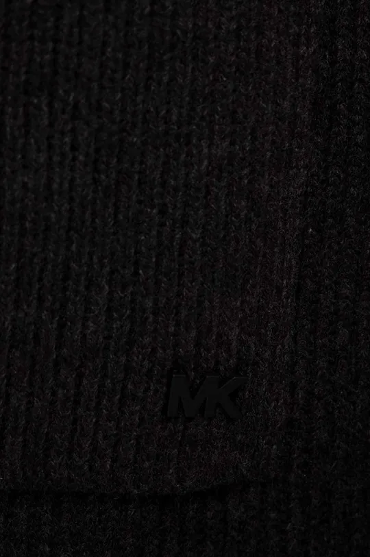 Μαντήλι από μείγμα μαλλιού Michael Kors μαύρο
