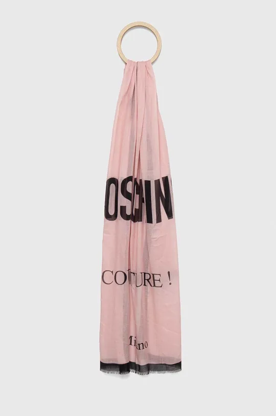 ροζ Μεταξωτό μαντήλι Moschino Ανδρικά